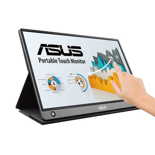 ASUS MB16AMT écran plat de PC 39,6 cm (15.6") 1920 x 1080 pixels Full HD LED Écran tactile Multi-utilisateur Noir, Gris — image 3