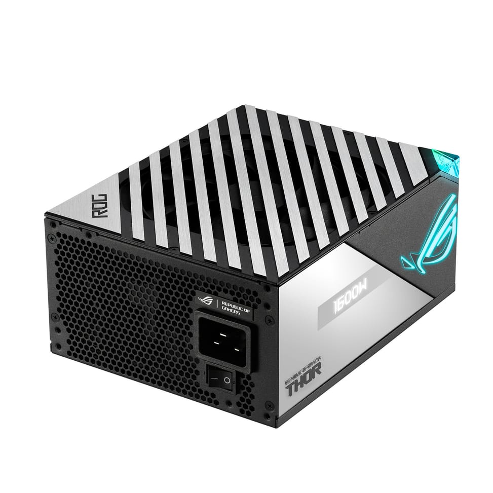 ASUS ROG THOR 1600W Titanium unité d'alimentation d'énergie 20+4 pin ATX ATX Noir, Argent (90YE00K0-B0NA00) — image 2