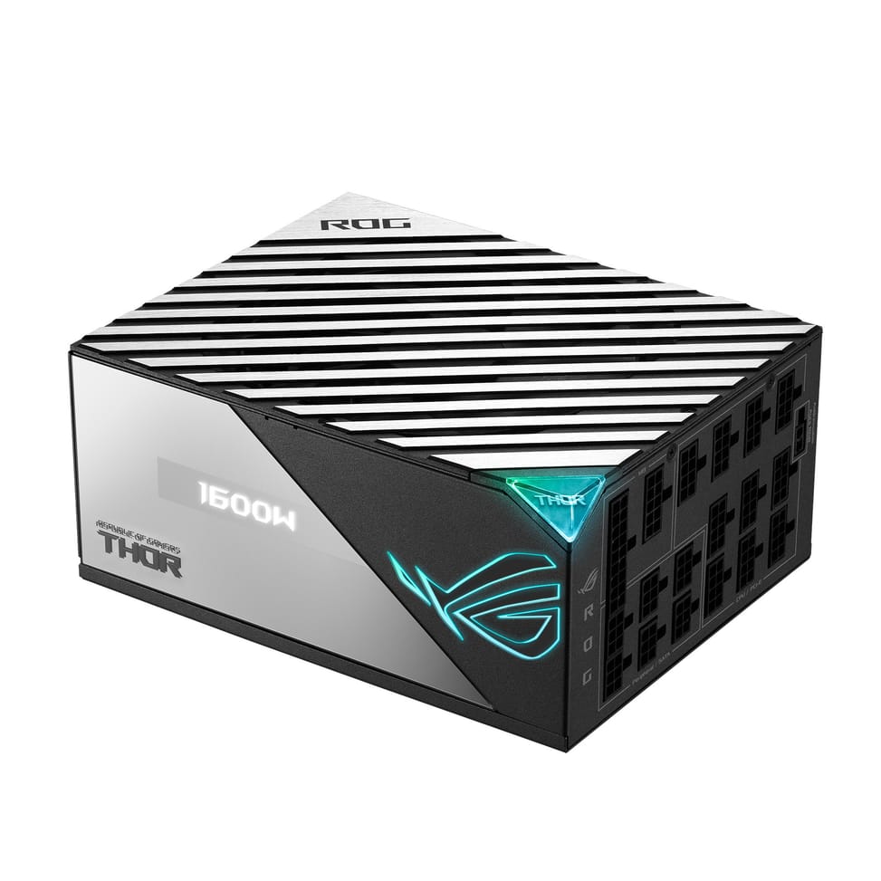 ASUS ROG THOR 1600W Titanium unité d'alimentation d'énergie 20+4 pin ATX ATX Noir, Argent (90YE00K0-B0NA00) — image 3