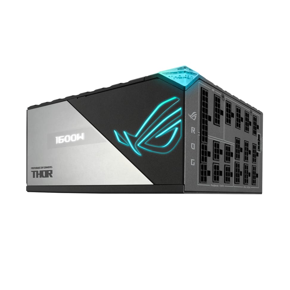 ASUS ROG THOR 1600W Titanium unité d'alimentation d'énergie 20+4 pin ATX ATX Noir, Argent (90YE00K0-B0NA00) — image 5
