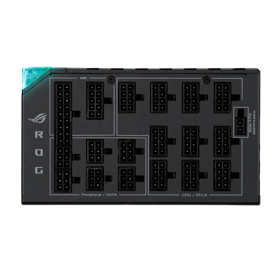 ASUS ROG THOR 1600W Titanium unité d'alimentation d'énergie 20+4 pin ATX ATX Noir, Argent (90YE00K0-B0NA00) — image 7