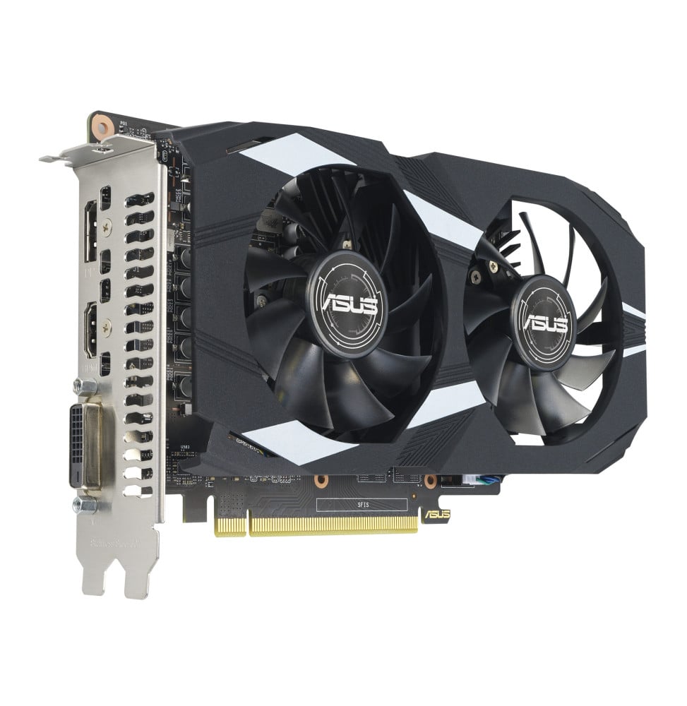ASUS Dual -GTX1650-O4GD6-P-EVO NVIDIA GeForce GTX 1650 4 Go GDDR6 (90YV0EZD-M0NA00)