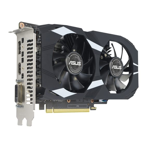 ASUS Dual -GTX1650-O4GD6-P-EVO NVIDIA GeForce GTX 1650 4 Go GDDR6 (90YV0EZD-M0NA00)