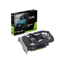 ASUS Dual -GTX1650-O4GD6-P-EVO NVIDIA GeForce GTX 1650 4 Go GDDR6 (90YV0EZD-M0NA00)