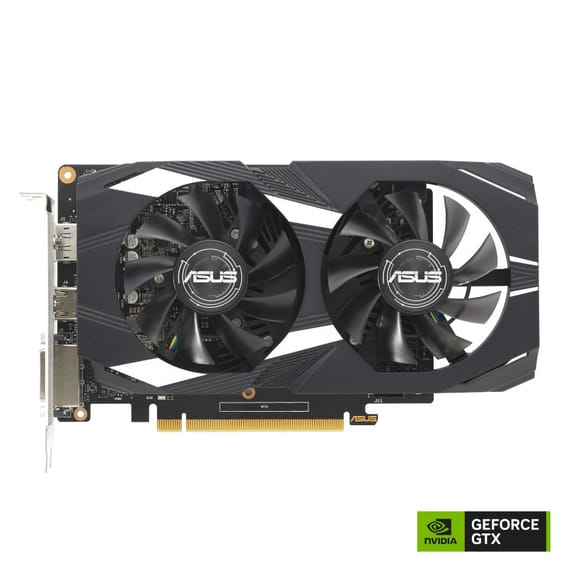 ASUS Dual -GTX1650-O4GD6-P-V2 NVIDIA GeForce GTX 1650 4 Go GDDR6 (90YV0GX8-M0NA00)