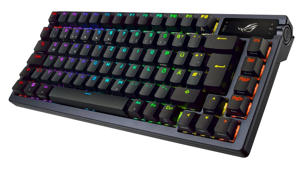 ASUS ROG Azoth clavier USB + RF Wireless + Bluetooth QWERTY Noir (90MP0316-BKDA01) — image 2