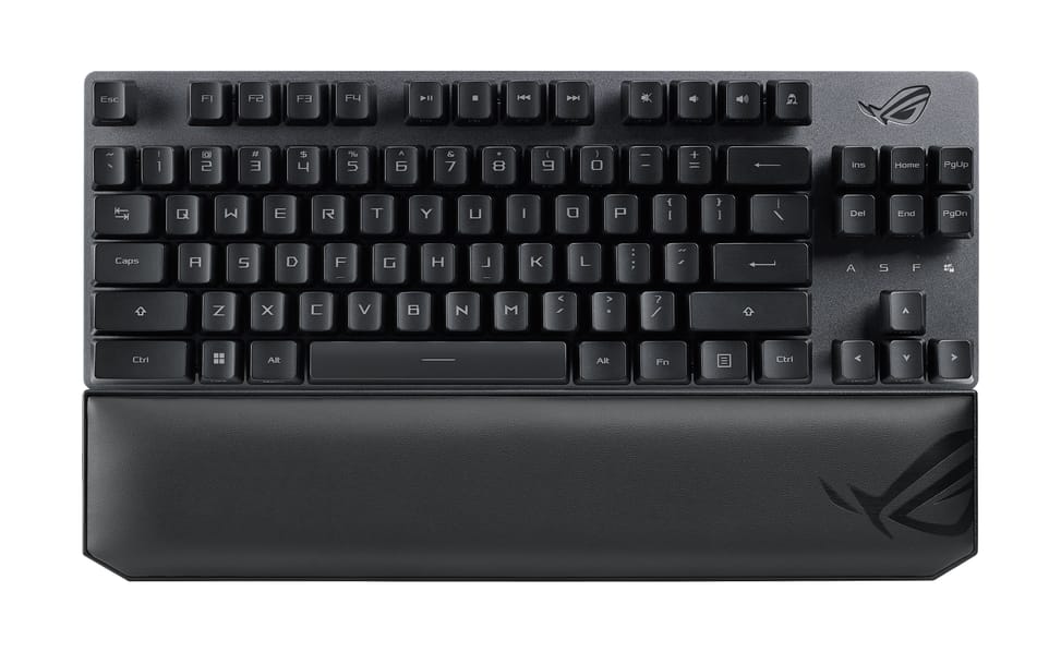 ASUS ROG Strix Scope RX TKL Wireless Deluxe clavier USB + RF Wireless + Bluetooth Noir (90MP02J0-BKDA00) — image 1