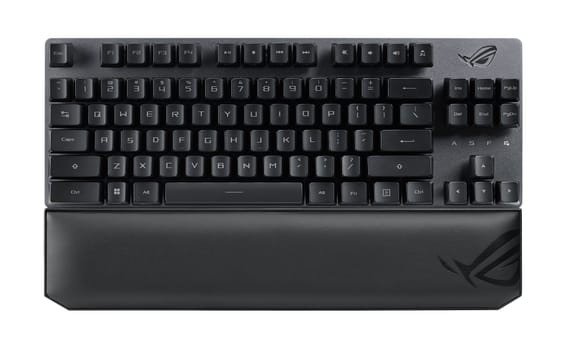 ASUS ROG Strix Scope RX TKL Wireless Deluxe clavier USB + RF Wireless + Bluetooth Noir (90MP02J0-BKDA00)