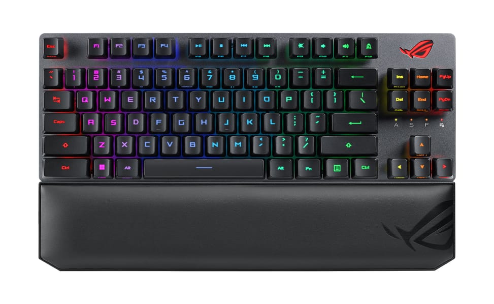 ASUS ROG Strix Scope RX TKL Wireless Deluxe clavier USB + RF Wireless + Bluetooth Noir (90MP02J0-BKDA00) — image 3
