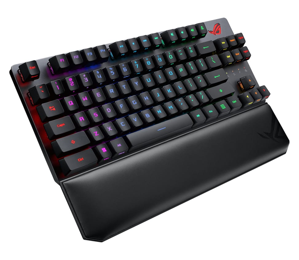 ASUS ROG Strix Scope RX TKL Wireless Deluxe clavier USB + RF Wireless + Bluetooth Noir (90MP02J0-BKDA00) — image 5
