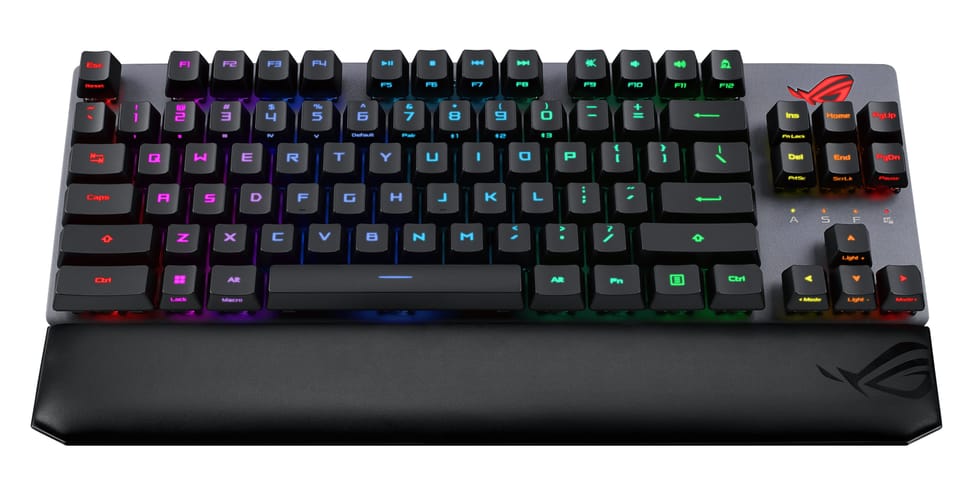 ASUS ROG Strix Scope RX TKL Wireless Deluxe clavier USB + RF Wireless + Bluetooth Noir (90MP02J0-BKDA00) — image 6