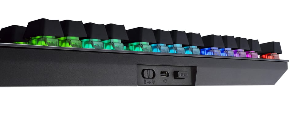 ASUS ROG Strix Scope RX TKL Wireless Deluxe clavier USB + RF Wireless + Bluetooth Noir (90MP02J0-BKDA00) — image 7