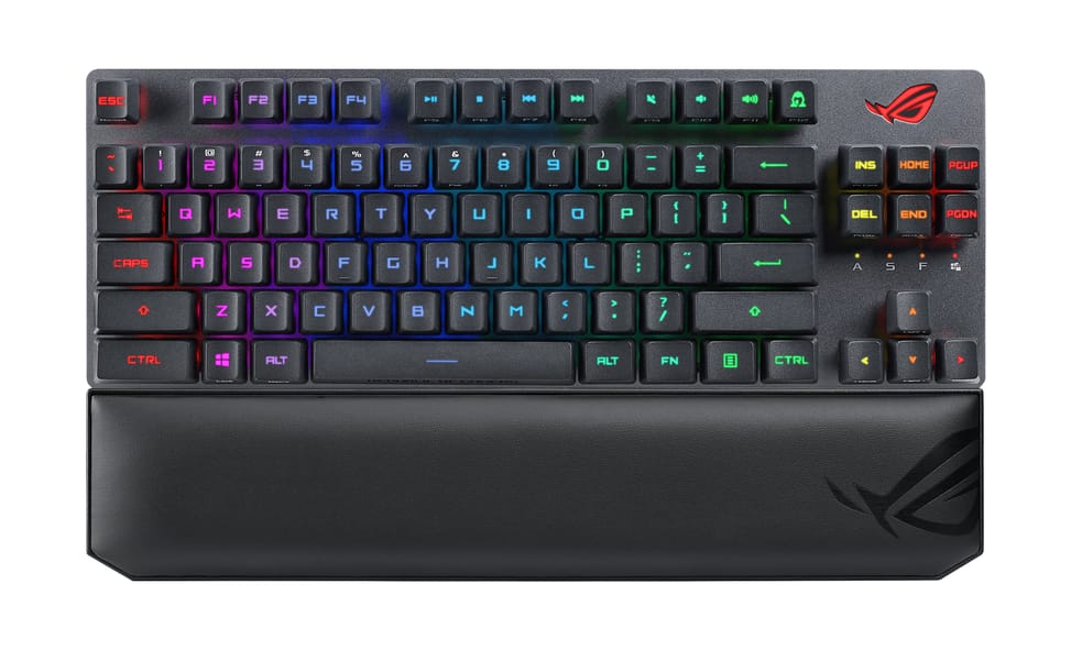 ASUS ROG Strix Scope RX TKL Wireless Deluxe clavier USB + RF Wireless + Bluetooth Noir (90MP02J0-BKDA00) — image 9