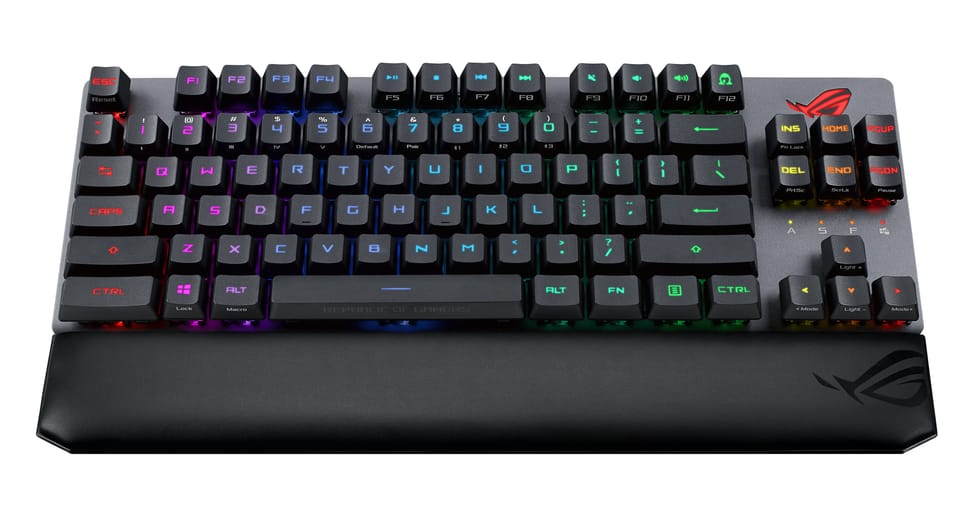 ASUS ROG Strix Scope RX TKL Wireless Deluxe clavier USB + RF Wireless + Bluetooth Noir (90MP02J0-BKDA00) — image 11