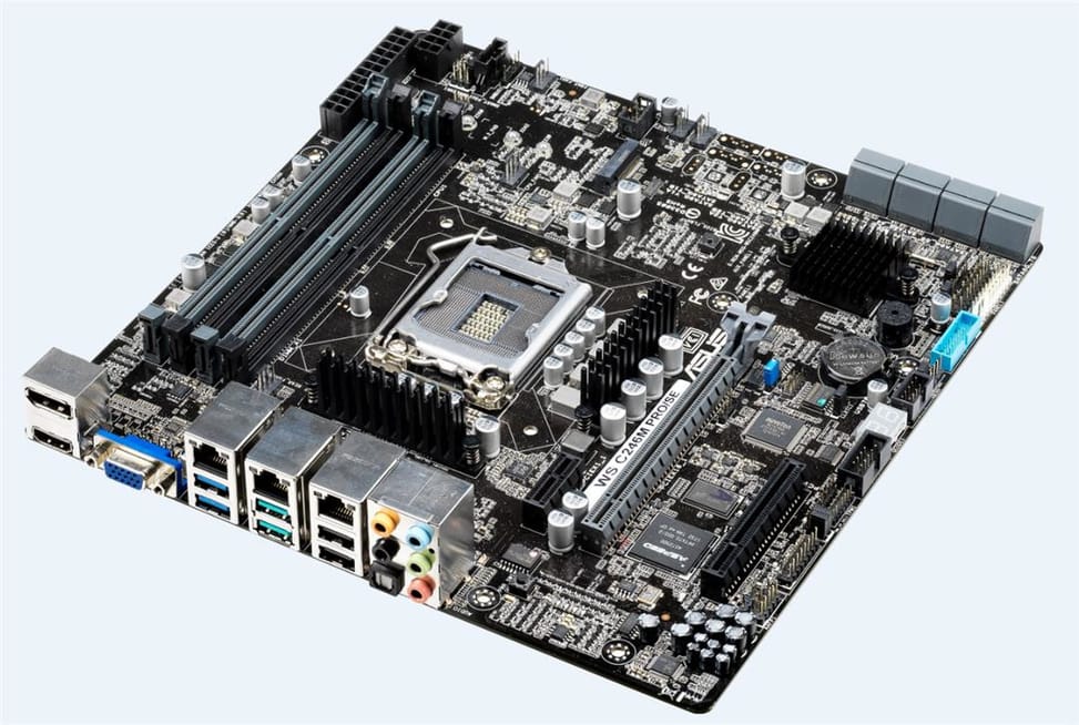 ASUS WS C246M PRO/SE Intel C246 LGA 1151 (Emplacement H4) (90SW00F0-M0EAY0) — image 2
