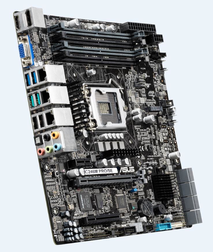 ASUS WS C246M PRO/SE Intel C246 LGA 1151 (Emplacement H4) (90SW00F0-M0EAY0) — image 4