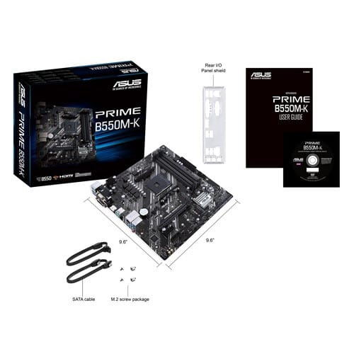 ASUS PRIME B550M-K AMD B550 Emplacement AM4 micro ATX (90MB14V0-M0EAY0) — image 6