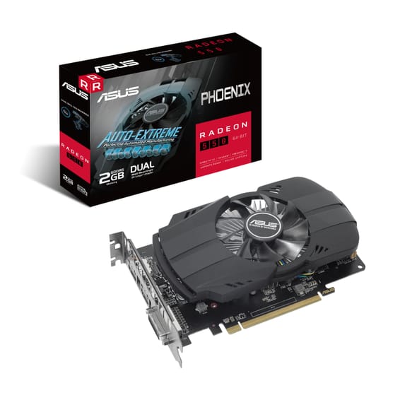 ASUS PH-550-2G AMD Radeon RX 550 2 Go GDDR5 (90YV0AG9-M0NA00)