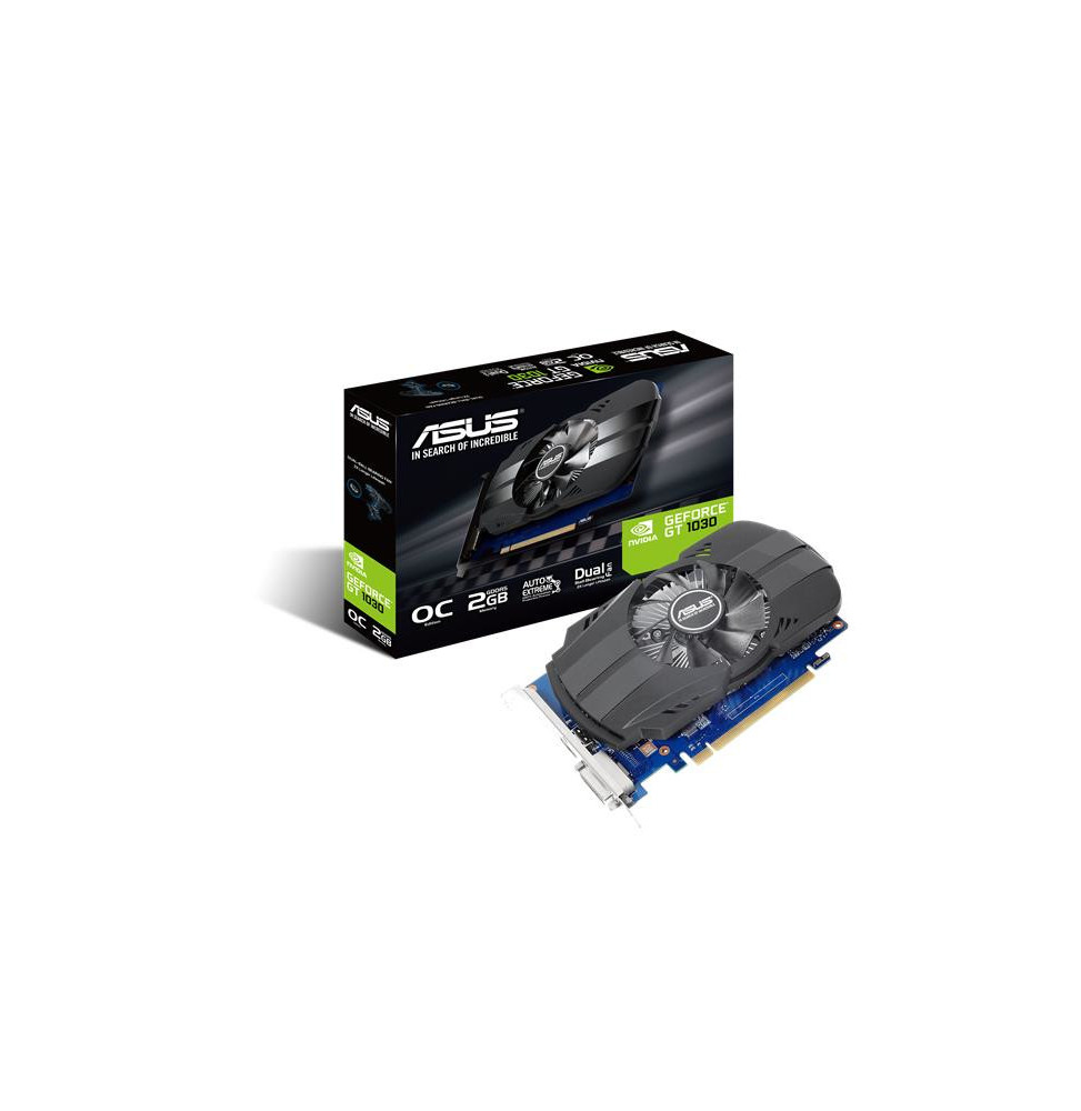 ASUS PH-GT1030-O2G NVIDIA GeForce GT 1030 2 Go GDDR5 (90YV0AU0-M0NA00)