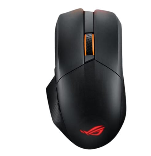 ASUS ROG Chakram X Origin souris Droitier RF Wireless + Bluetooth + USB Type-A Opto-mécanique 36000 DPI (90MP02N1-BMUA00) — image 1
