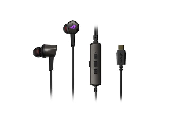 ASUS ROG CETRA II Écouteurs Avec fil Ecouteurs Jouer USB Type-C Noir (90YH02S0-B2UA00)