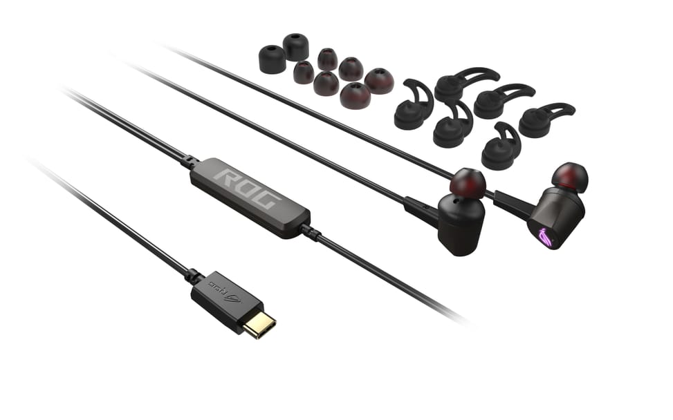 ASUS ROG CETRA II Écouteurs Avec fil Ecouteurs Jouer USB Type-C Noir (90YH02S0-B2UA00) — image 7