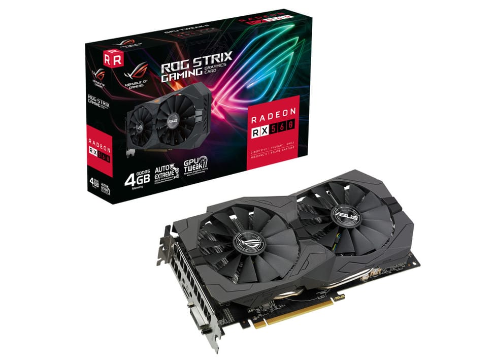 ASUS ROG -STRIX-RX560-4G-V2-GAMING AMD Radeon RX 560 4 Go GDDR5 (90YV0HV0-M0NA00) — image 4