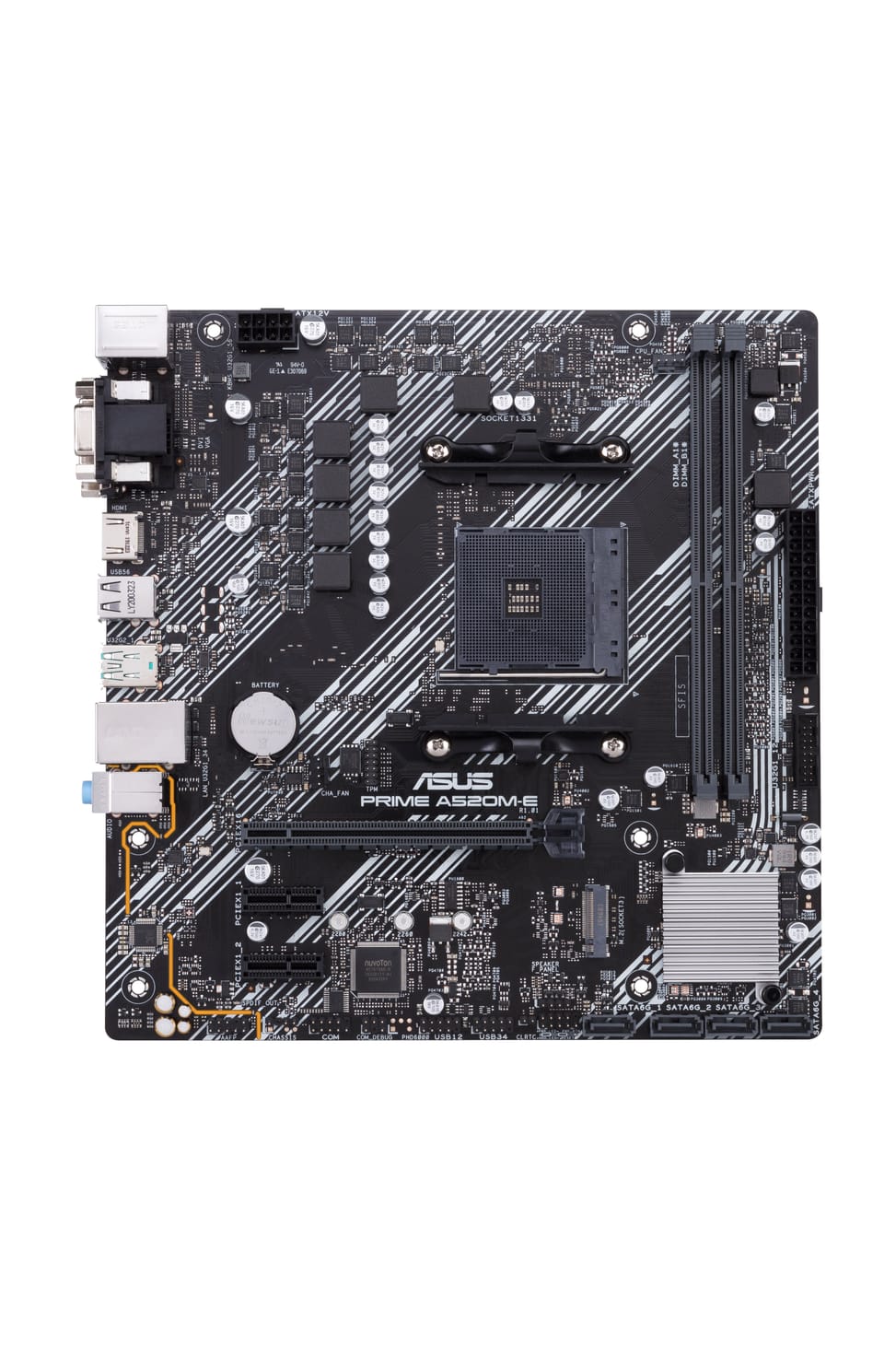 ASUS PRIME A520M-E AMD A520 Emplacement AM4 micro ATX (90MB1510-M0EAY0) — image 1