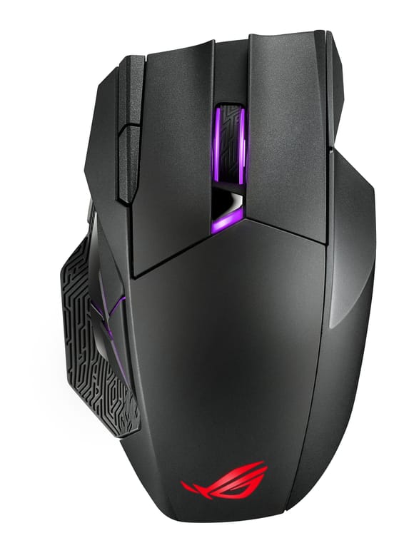ASUS ROG Spatha X souris Droitier RF Wireless + USB Type-A Optique 19000 DPI (90MP0220-BMUA00)