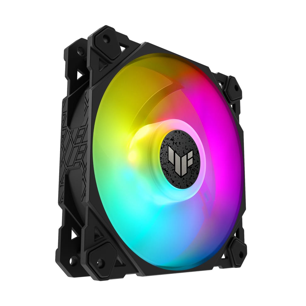 ASUS TUF Gaming TF120 ARGB Fan - Triple Fan Kit with ARGB Controller Boitier PC Refroidisseur d'air 12 cm Noir — image 5