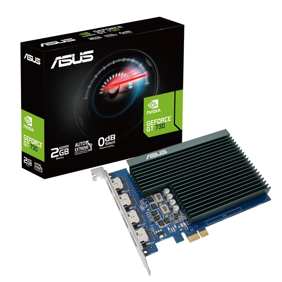 ASUS GT730-4H-SL-2GD5 NVIDIA GeForce GT 730 2 Go GDDR5 (90YV0H20-M0NA00) — image 3