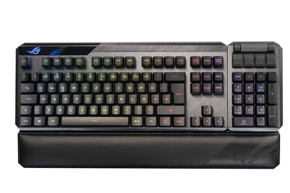 ASUS ROG Claymore II clavier FR sans fil +USB QWERTZ Allemand Noir (90MP01W0-BKDA00)
