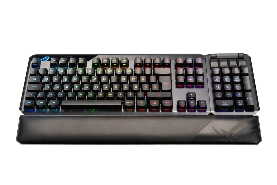 ASUS ROG Claymore II clavier FR sans fil +USB QWERTZ Allemand Noir (90MP01W0-BKDA00) — image 2