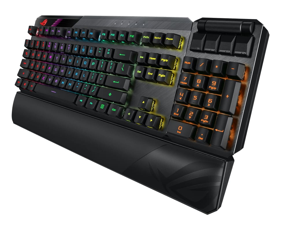 ASUS ROG Claymore II clavier FR sans fil +USB QWERTZ Allemand Noir (90MP01W0-BKDA00) — image 3