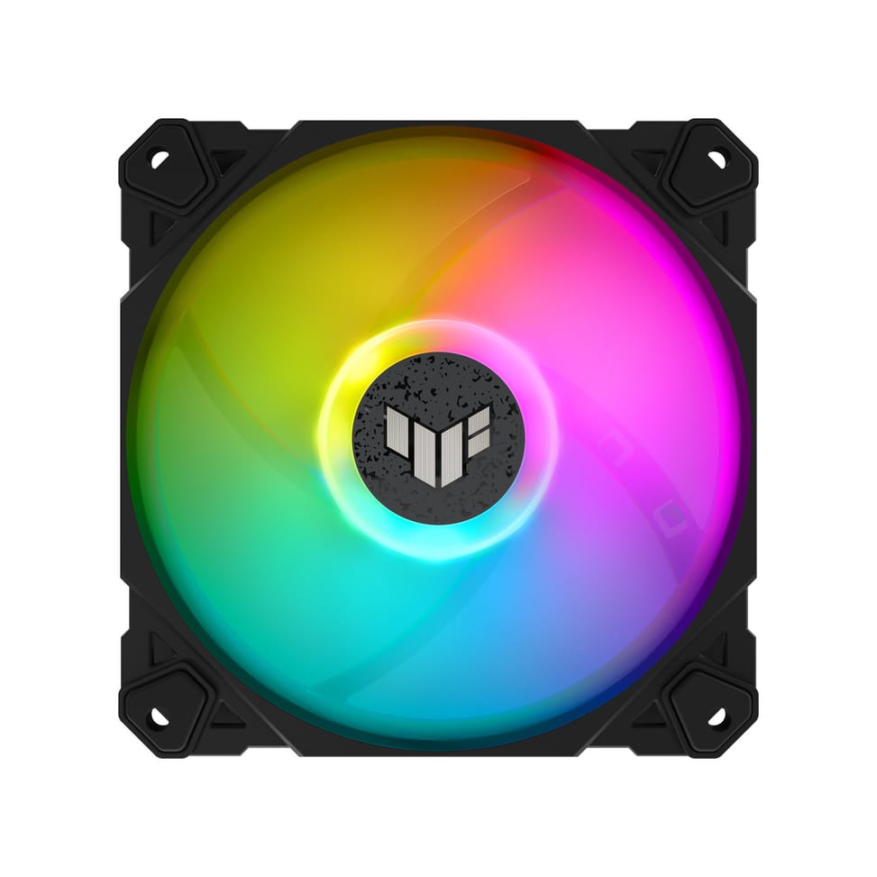 ASUS TUF Gaming TF120 ARGB Fan Boitier PC Refroidisseur d'air 12 cm Noir (90DA0030-B09000) — image 2