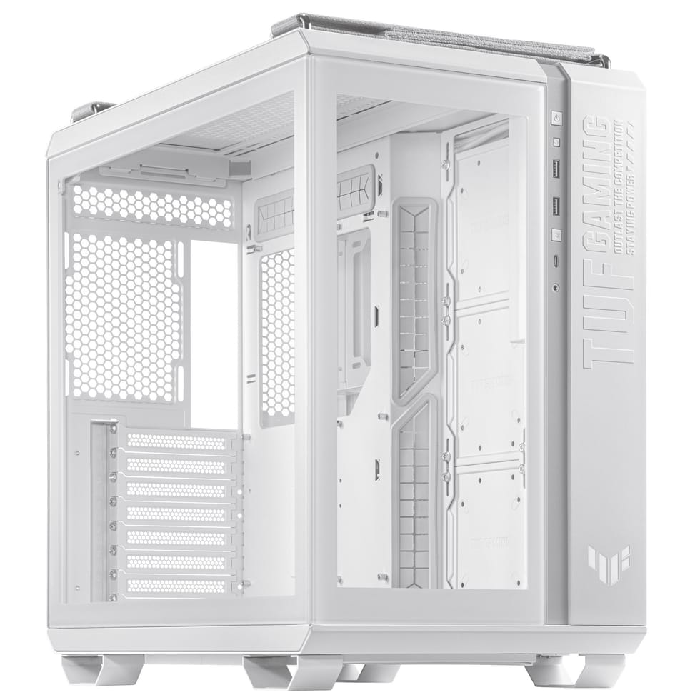 ASUS TUF Gaming GT502 Midi Tower Blanc (90DC0093-B09000) — image 1