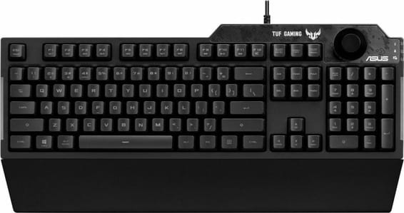 ASUS TUF Gaming K1 clavier USB QWERTZ Allemand Noir (90MP01X0-BKDA00)