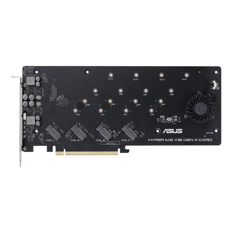 ASUS Hyper M.2 x16 Gen 4 carte et adaptateur d'interfaces Interne (90MC08A0-M0EAY0) — image 2