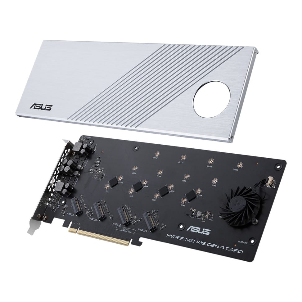 ASUS Hyper M.2 x16 Gen 4 carte et adaptateur d'interfaces Interne (90MC08A0-M0EAY0) — image 3