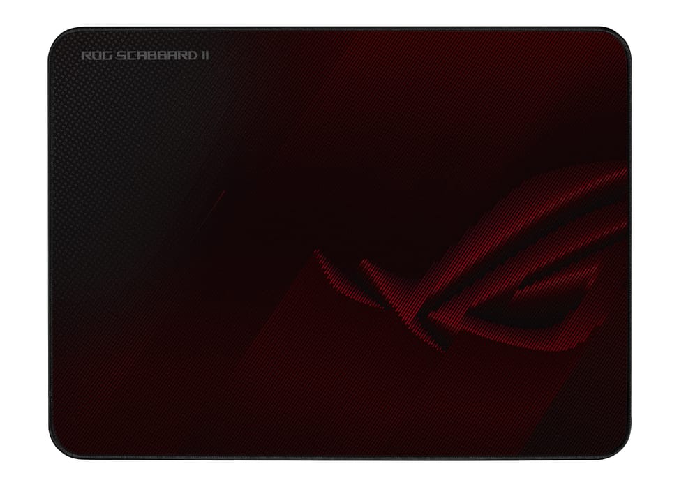 ASUS ROG Scabbard II Tapis de souris de jeu Rouge (90MP02H0-BPUA00) — image 1