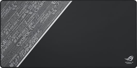 ASUS ROG Sheath BLK LTD Tapis de souris de jeu Noir, Gris, Blanc (90MP00K3-B0UA00)