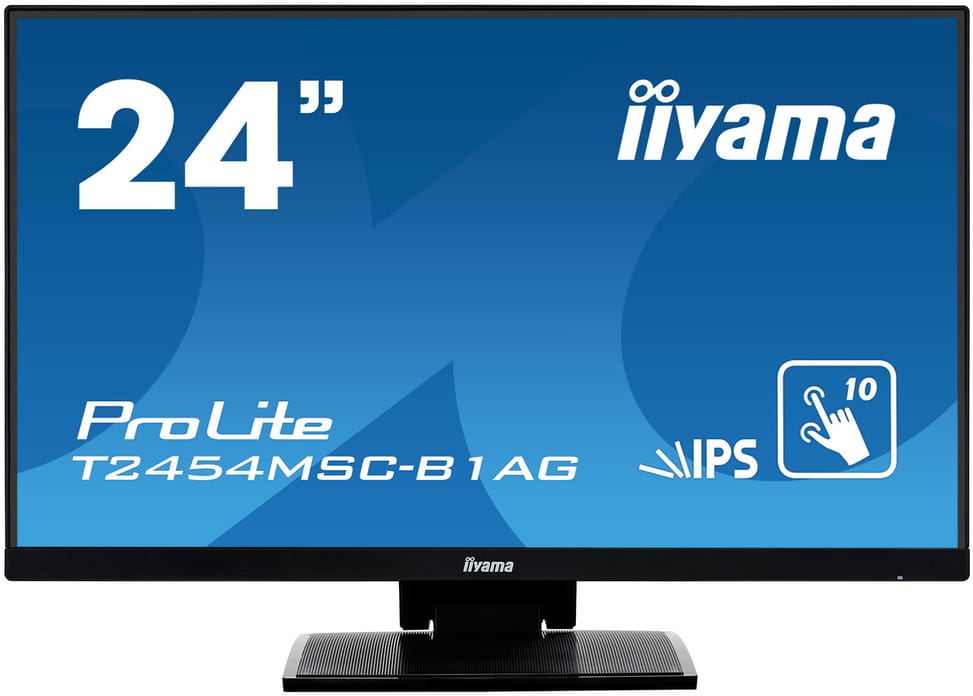 iiyama ProLite T2454MSC-B1AG écran plat de PC 60,5 cm (23.8") 1920 x 1080 pixels Full HD LED Écran tactile Multi-utilisateur — image 1
