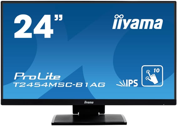 iiyama ProLite T2454MSC-B1AG écran plat de PC 60,5 cm (23.8") 1920 x 1080 pixels Full HD LED Écran tactile Multi-utilisateur