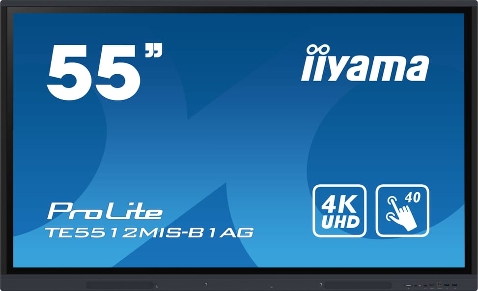 iiyama TE5512MIS-B1AG affichage de messages Panneau plat de signalisation numérique 139,7 cm (55") LED Wifi 400 cd/m² 4K Ultra — image 1