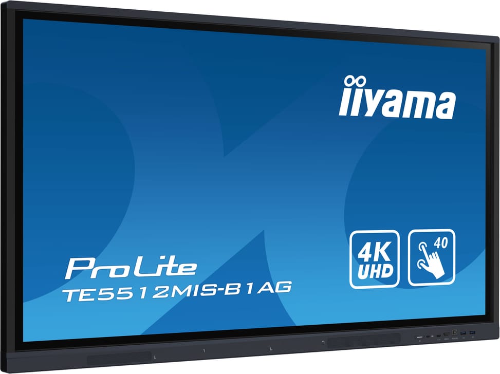 iiyama TE5512MIS-B1AG affichage de messages Panneau plat de signalisation numérique 139,7 cm (55") LED Wifi 400 cd/m² 4K Ultra — image 4