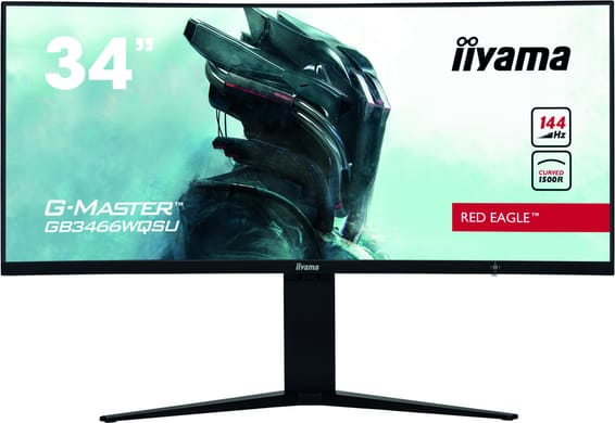 iiyama G-MASTER GB3466WQSU-B1 LED display 86,4 cm (34") 3440 x 1440 pixels UltraWide Quad HD Noir (GB3466WQSU-B1)
