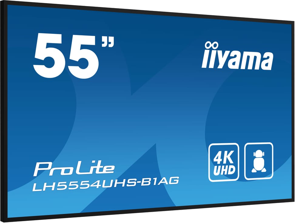 iiyama LH5554UHS-B1AG affichage de messages Panneau plat de signalisation numérique 138,7 cm (54.6") LCD Wifi 500 cd/m² 4K — image 3