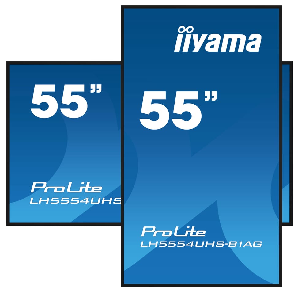 iiyama LH5554UHS-B1AG affichage de messages Panneau plat de signalisation numérique 138,7 cm (54.6") LCD Wifi 500 cd/m² 4K — image 4