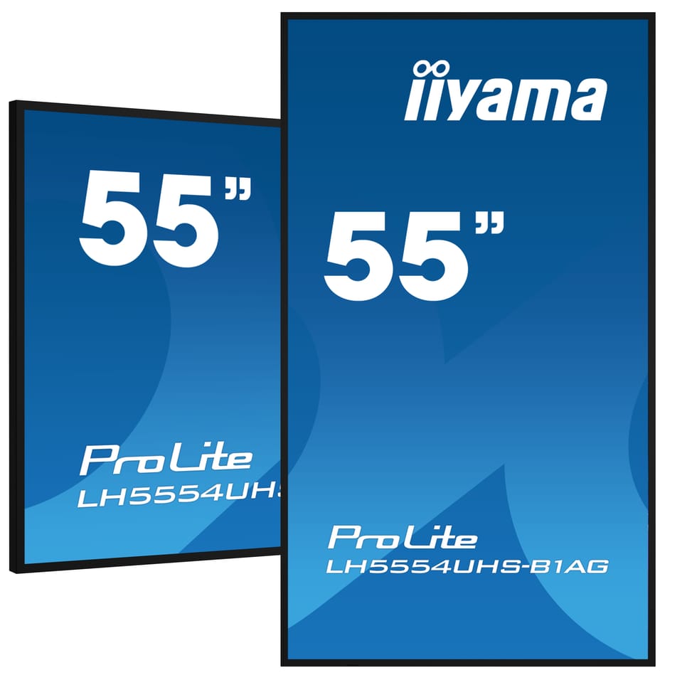 iiyama LH5554UHS-B1AG affichage de messages Panneau plat de signalisation numérique 138,7 cm (54.6") LCD Wifi 500 cd/m² 4K — image 5