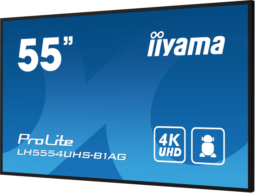 iiyama LH5554UHS-B1AG affichage de messages Panneau plat de signalisation numérique 138,7 cm (54.6") LCD Wifi 500 cd/m² 4K — image 7